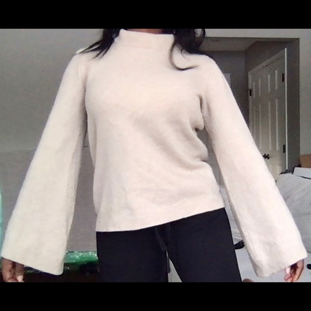 Equipment Bell Sleeve Cashmere Sweater